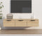 vidaXL - Wandkast - 102x30x20 - cm - bewerkt - hout - sonoma - eikenkleurig