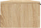 vidaXL - Wandkast - 102x30x20 - cm - bewerkt - hout - sonoma - eikenkleurig