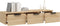 vidaXL - Wandkast - 102x30x20 - cm - bewerkt - hout - sonoma - eikenkleurig