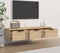 vidaXL - Wandkast - 102x30x20 - cm - bewerkt - hout - sonoma - eikenkleurig