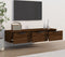 vidaXL - Wandkast - 102x30x20 - cm - bewerkt - hout - bruineikenkleurig