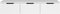 vidaXL - Wandkast - 102x30x20 - cm - bewerkt - hout - wit