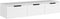 vidaXL - Wandkast - 102x30x20 - cm - bewerkt - hout - wit