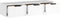 vidaXL - Wandkast - 102x30x20 - cm - bewerkt - hout - wit