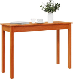 vidaXL - Wandkast - 110x40x75 - cm - massief - grenenhout - wasbruin