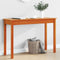 vidaXL - Wandkast - 110x40x75 - cm - massief - grenenhout - wasbruin