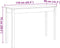 vidaXL - Wandkast - 110x40x75 - cm - massief - grenenhout - wasbruin