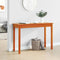vidaXL - Wandkast - 110x40x75 - cm - massief - grenenhout - wasbruin