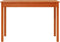 vidaXL - Wandkast - 110x40x75 - cm - massief - grenenhout - wasbruin