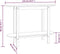 vidaXL - Wandkast - 110x40x80 - cm - massief - grenenhout - honingbruin