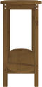 vidaXL - Wandkast - 110x40x80 - cm - massief - grenenhout - honingbruin