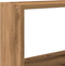 vidaXL - Wandkast - 158x18x53 - cm - bewerkt - hout - artinsanaal - eikenkleurig