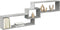 vidaXL - Wandkast - 158x18x53 - cm - bewerkt - hout - betongrijs