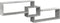 vidaXL - Wandkast - 158x18x53 - cm - bewerkt - hout - betongrijs