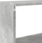 vidaXL - Wandkast - 158x18x53 - cm - bewerkt - hout - betongrijs