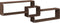 vidaXL - Wandkast - 158x18x53 - cm - bewerkt - hout - bruin - eikenkleur
