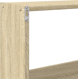 vidaXL - Wandkast - 158x18x53 - cm - bewerkt - hout - sonoma - eikenkleurig