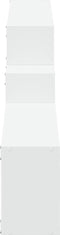 vidaXL - Wandkast - 158x18x53 - cm - bewerkt - hout - wit