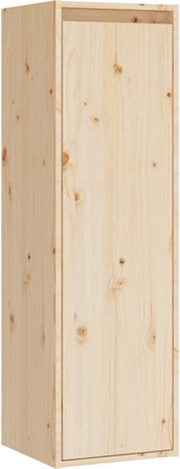vidaXL - Wandkast - 30x30x100 - cm - massief - grenenhout