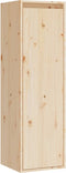 vidaXL - Wandkast - 30x30x100 - cm - massief - grenenhout