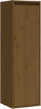 vidaXL - Wandkast - 30x30x100 - cm - massief - grenenhout - honingbruin