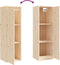 vidaXL - Wandkast - 30x30x100 - cm - massief - grenenhout