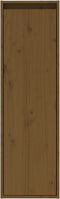 vidaXL - Wandkast - 30x30x100 - cm - massief - grenenhout - honingbruin