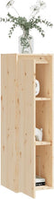 vidaXL - Wandkast - 30x30x100 - cm - massief - grenenhout