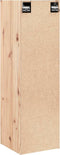 vidaXL - Wandkast - 30x30x100 - cm - massief - grenenhout