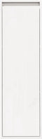 vidaXL - Wandkast - 30x30x100 - cm - massief - grenenhout - wit