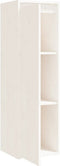 vidaXL - Wandkast - 30x30x100 - cm - massief - grenenhout - wit