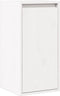 vidaXL - Wandkast - 30x30x100 - cm - massief - grenenhout - wit
