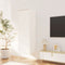 vidaXL - Wandkast - 30x30x100 - cm - massief - grenenhout - wit
