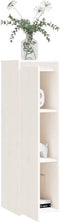 vidaXL - Wandkast - 30x30x100 - cm - massief - grenenhout - wit