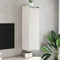 vidaXL - Wandkast - 30x30x100 - cm - massief - grenenhout - wit