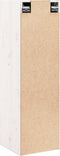vidaXL - Wandkast - 30x30x100 - cm - massief - grenenhout - wit