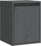 vidaXL - Wandkast - 30x30x40 - cm - massief - grenenhout - grijs