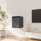 vidaXL - Wandkast - 30x30x40 - cm - massief - grenenhout - grijs