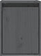 vidaXL - Wandkast - 30x30x40 - cm - massief - grenenhout - grijs