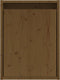 vidaXL - Wandkast - 30x30x40 - cm - massief - grenenhout - honingbruin