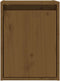 vidaXL - Wandkast - 30x30x40 - cm - massief - grenenhout - honingbruin
