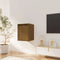 vidaXL - Wandkast - 30x30x40 - cm - massief - grenenhout - honingbruin