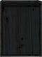 vidaXL - Wandkast - 30x30x40 - cm - massief - grenenhout - zwart