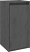 vidaXL - Wandkast - 30x30x60 - cm - massief - grenenhout - grijs