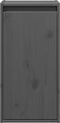 vidaXL - Wandkast - 30x30x60 - cm - massief - grenenhout - grijs