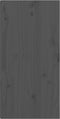 vidaXL - Wandkast - 30x30x60 - cm - massief - grenenhout - grijs