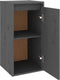 vidaXL - Wandkast - 30x30x60 - cm - massief - grenenhout - grijs
