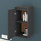 vidaXL - Wandkast - 30x30x60 - cm - massief - grenenhout - grijs