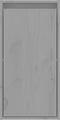 vidaXL - Wandkast - 30x30x60 - cm - massief - grenenhout - grijs