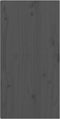 vidaXL - Wandkast - 30x30x60 - cm - massief - grenenhout - grijs